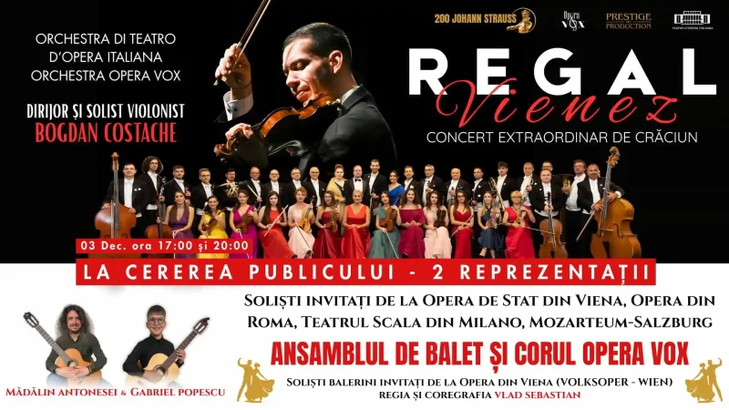 REGAL VIENEZ – CONCERT EXTRAORDINAR DE CRACIUN | TIMISOARA
