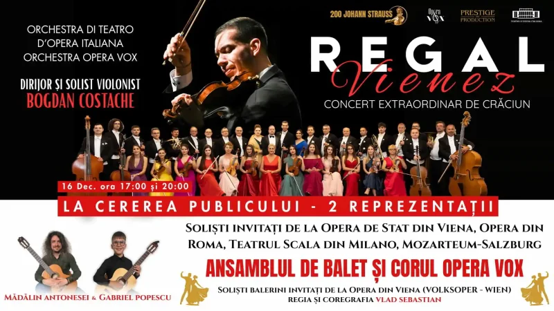 REGAL VIENEZ – CONCERT EXTRAORDINAR DE CRACIUN | TARGU MURES