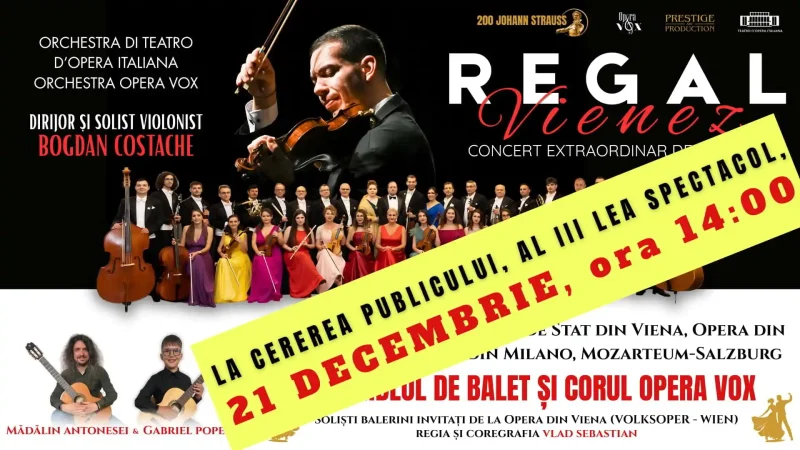 REGAL VIENEZ – CONCERT EXTRAORDINAR DE CRACIUN | IASI