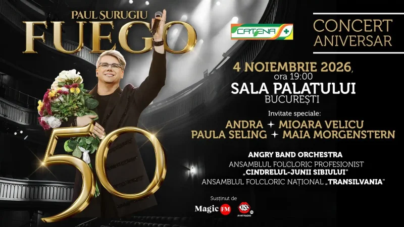 FUEGO – 50 CONCERT ANIVERSAR PAUL SURUGIU
