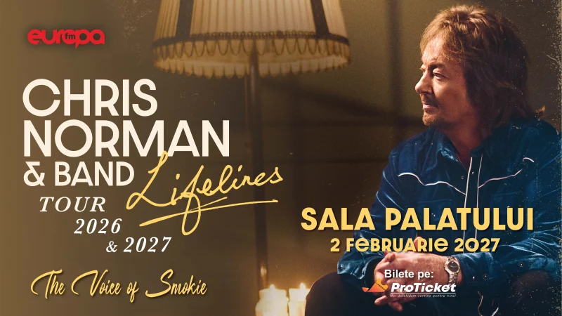 CHRIS NORMAN & BAND – “LIFELINES TOUR” | BUCURESTI